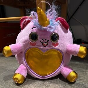 Zuru Rainbocorns - Plush Sparkle Gold Heart Series 2 - Purple Jazz Unicorn
